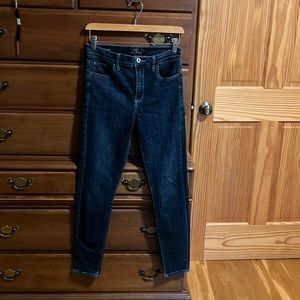 Dark Blue Denim Skinny Jeans